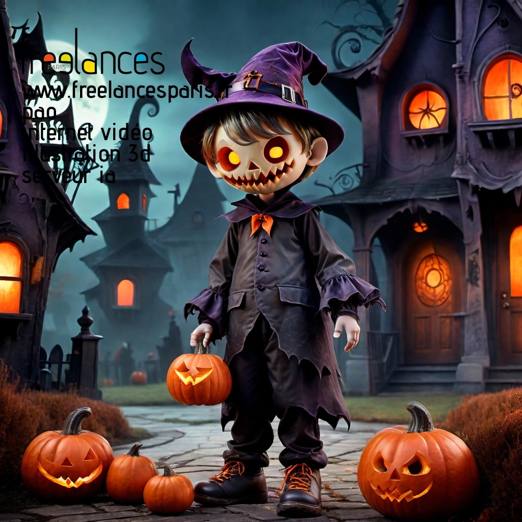 Pao mise en page internet vidéo illustration 3d serveur IA générative AI freelance paris studio de création magazines riuxegi0